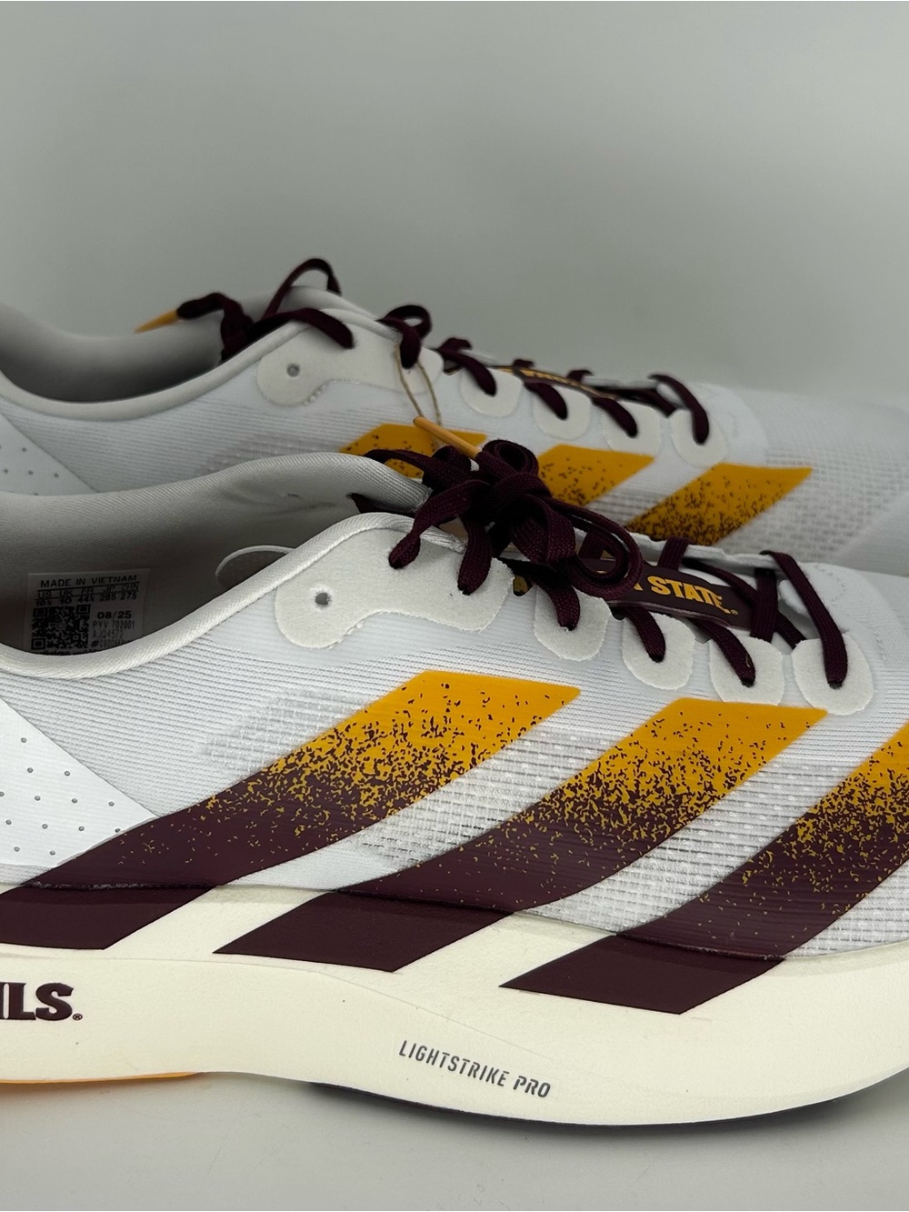 New Adidas Adizero Evo SL Arizona Sun Devils Men’s Shoes Style JQ4572